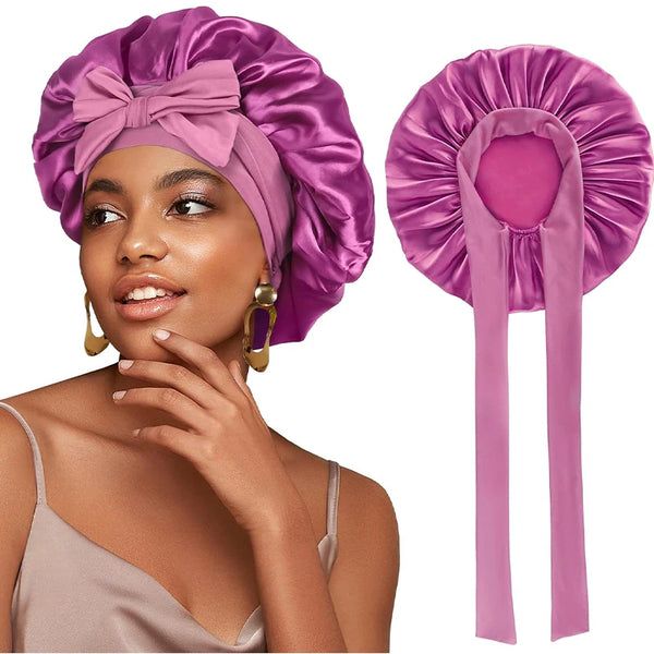 NUVÉA Satin Care — Bonnet de Nuit en Satin